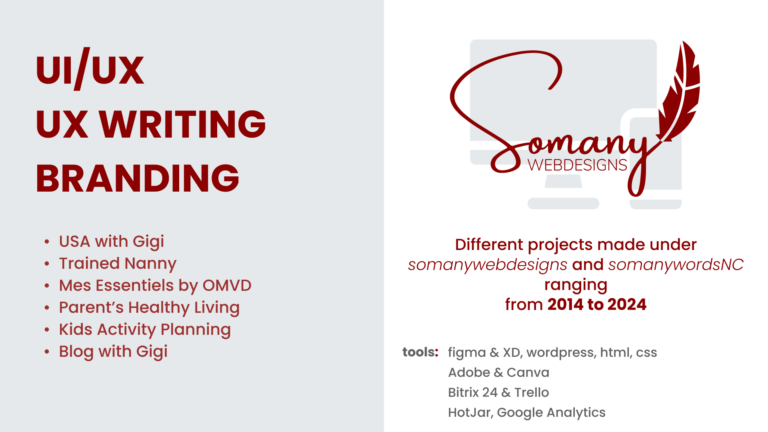 Projets Somanywebdesigns